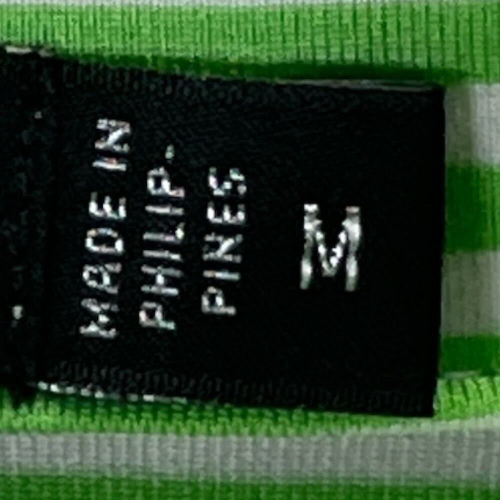 RLX Ralph Lauren Polo Shirt Mens Medium Green Striped Performance Golf Stretch - Picture 5 of 10